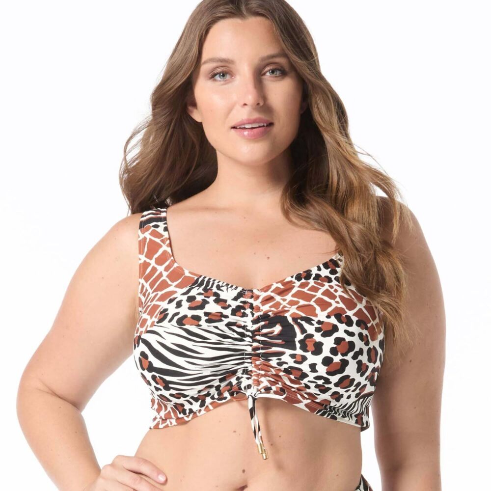 COCO REEF Elevate Underwire Bikini Swim Top Wild Medley 40C NWT